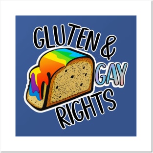 Gluten & Gay Rights Posters and Art